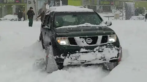 coche nieve coche nieve