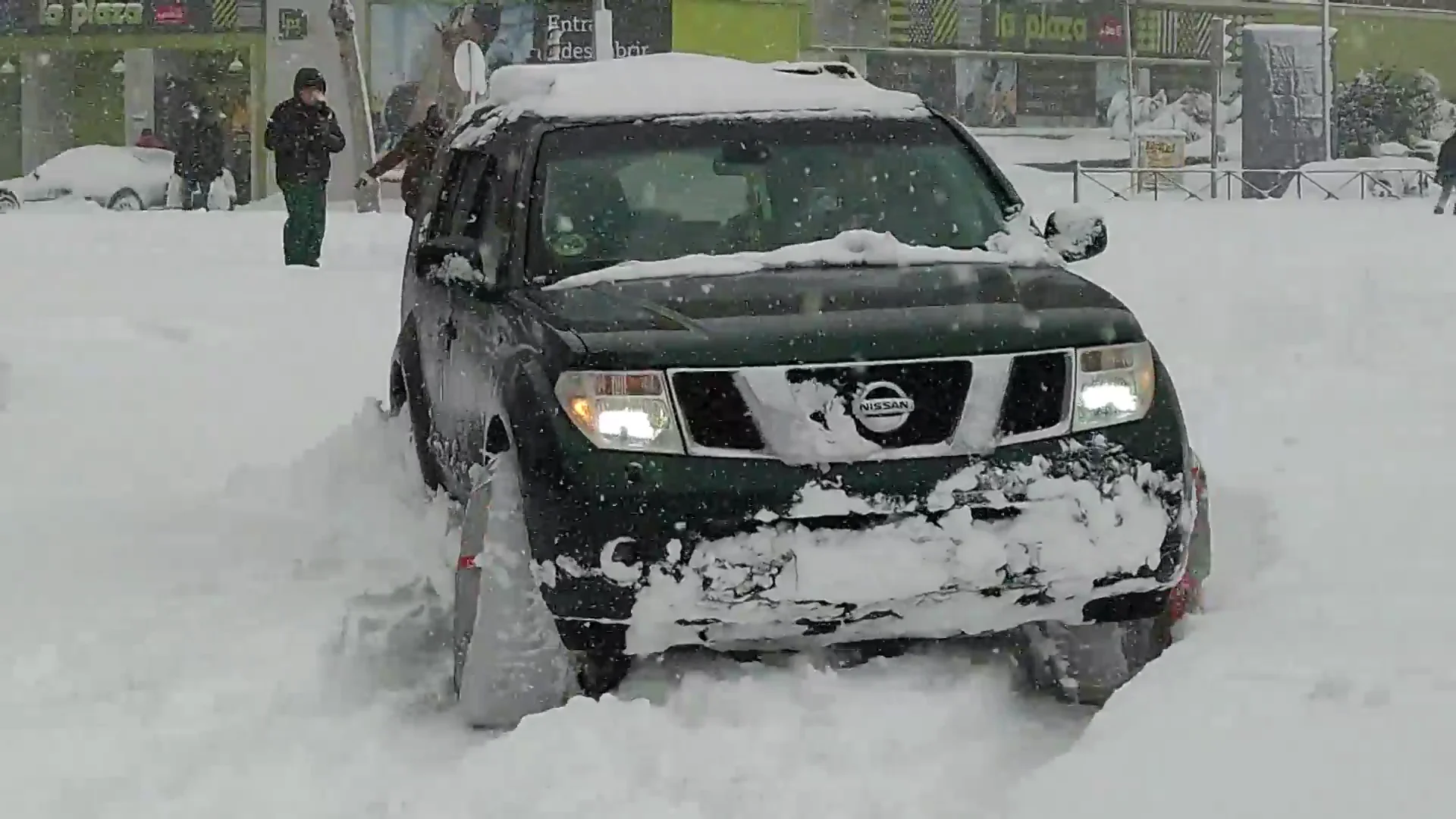 coche nieve coche nieve