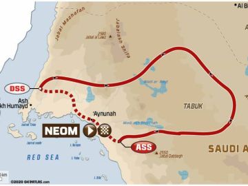 Rally Dakar 2021: Recorrido de la etapa 9 hoy, martes 12 de enero, Neom - Neom