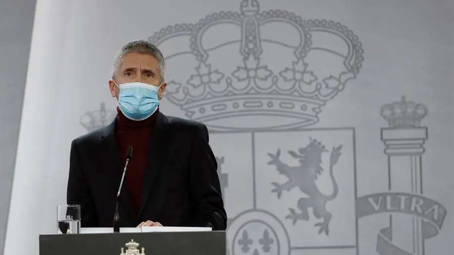El ministro de Interior, Fernando Grande Marlaska Fernando Grande-Marlaska alerta: "La nieve y las heladas se pueden convertir en una trampa para vehículos y ciudadanos"