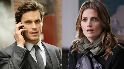 Matt Bomer en 'White Collar' y Stana Katic en 'Castle' Matt Bomer en 'White Collar' y Stana Katic en 'Castle'