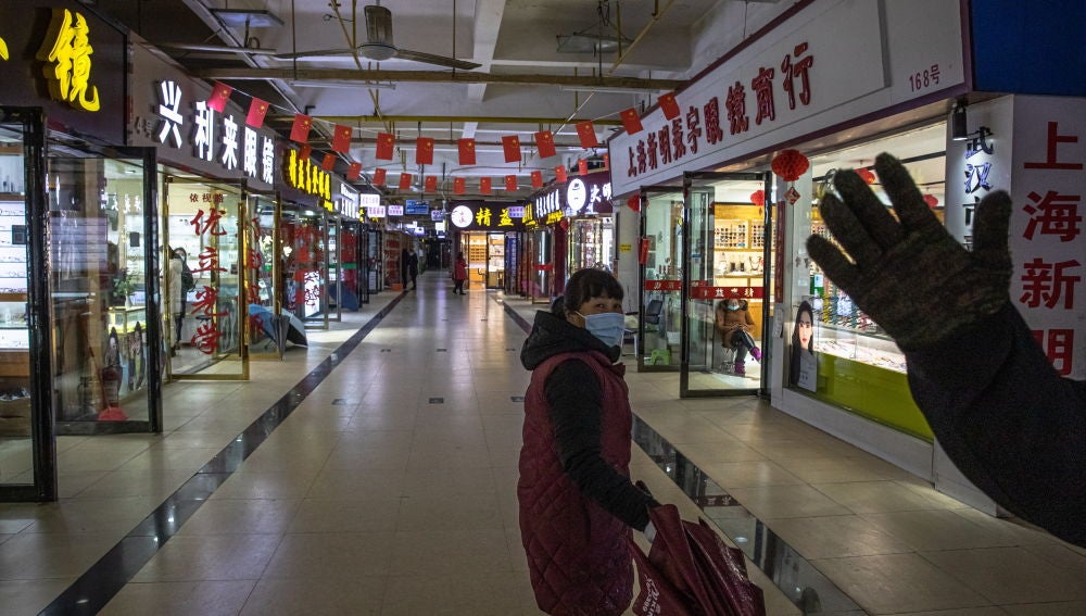 Mercado de pescado de Wuhan en el que supuestamente se detectaron los primeros casos del coronavirus