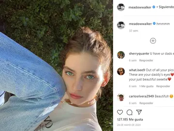 Meadow Walker, la hija de Paul Walker Meadow Walker, la hija de Paul Walker