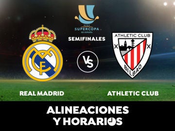 Real Madrid - Athletic de Bilbao: Horario, alineaciones y dónde ver el partido de hoy de Supercopa en directo 
