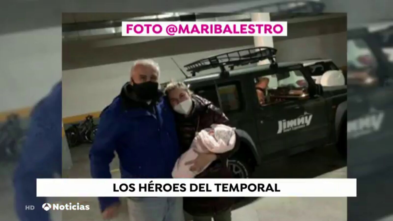 Los héroes anónimos del temporal Filomena: 