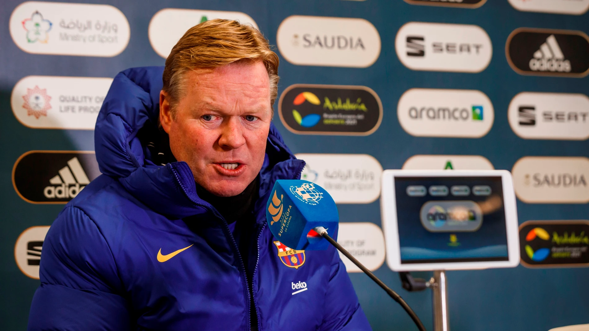 Ronald Koeman ofrece rueda de prensa Ronald Koeman ofrece rueda de prensa