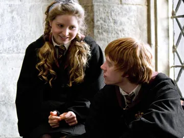 Jessie Cave y Rupert Grint en 'Harry Potter' Jessie Cave y Rupert Grint en 'Harry Potter'