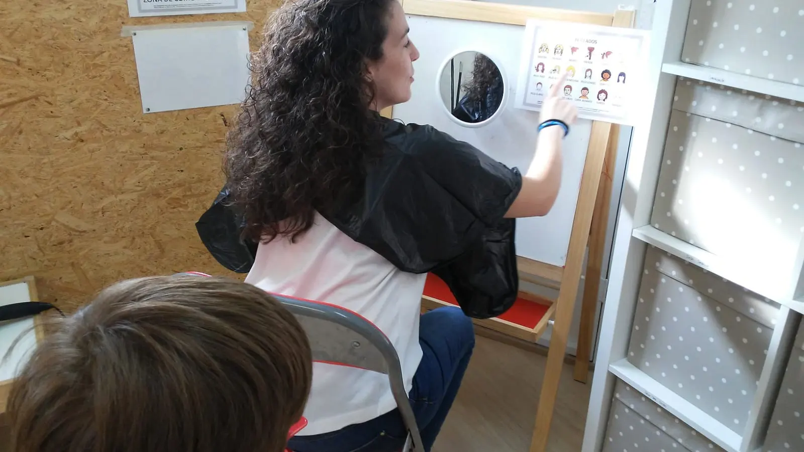 Alba Pérez en su centro para niños que sufren trastorno del espectro autista Alba Pérez en su centro para niños que sufren trastorno del espectro autista