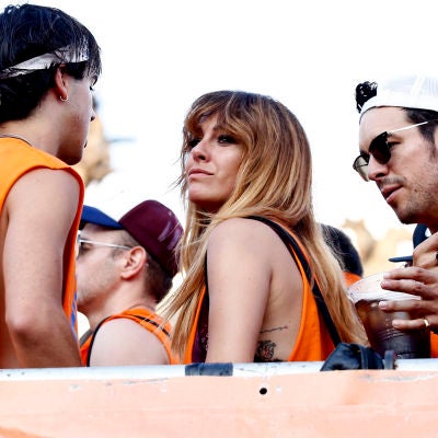 Blanca Suárez junto a los hermanos Óscar y Mario Casas