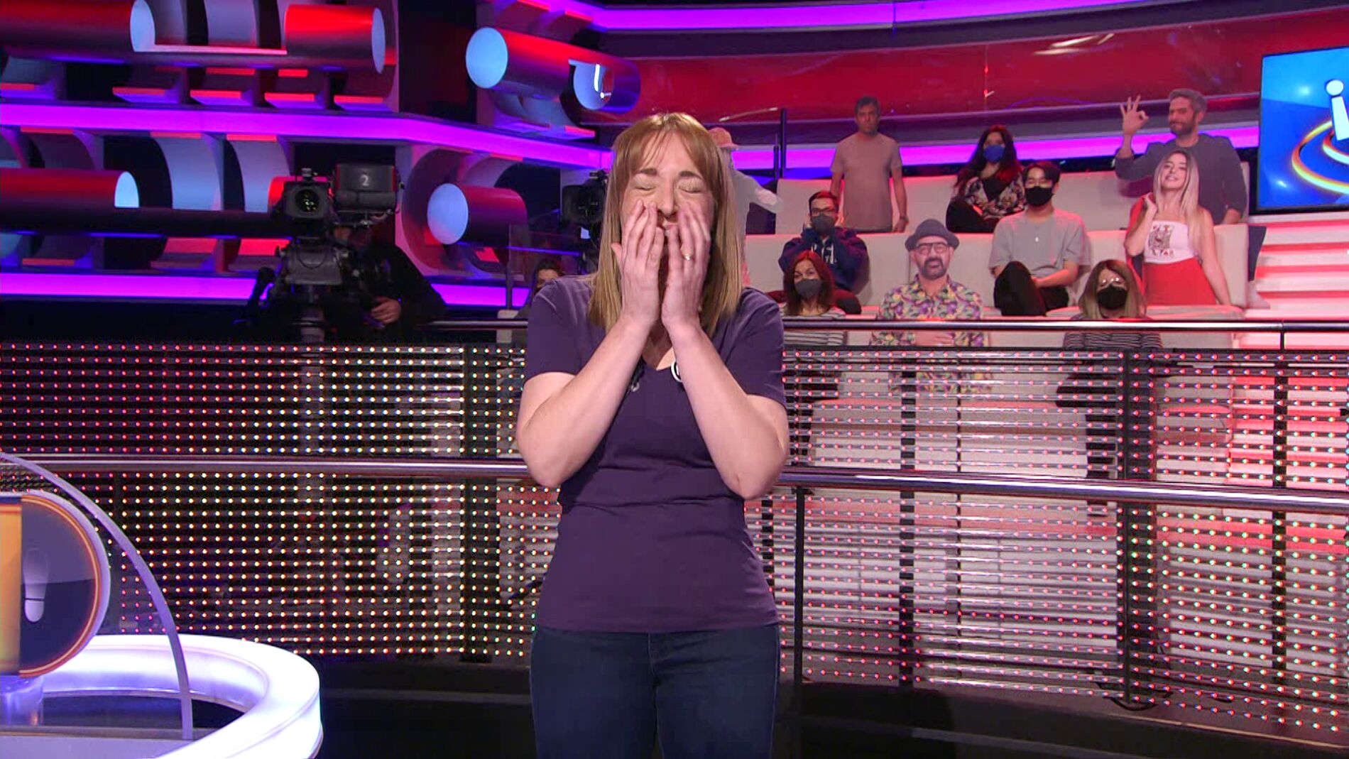 Montse presume en &lsquo;&iexcl;Ahora caigo!&rsquo; de su afici&oacute;n por gritar: &iexcl;lleg&oacute; a ganar un concurso! 