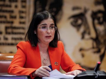 La nueva titular de Sanidad, Carolina Darias, en una comparecencia anterior en el Congreso.