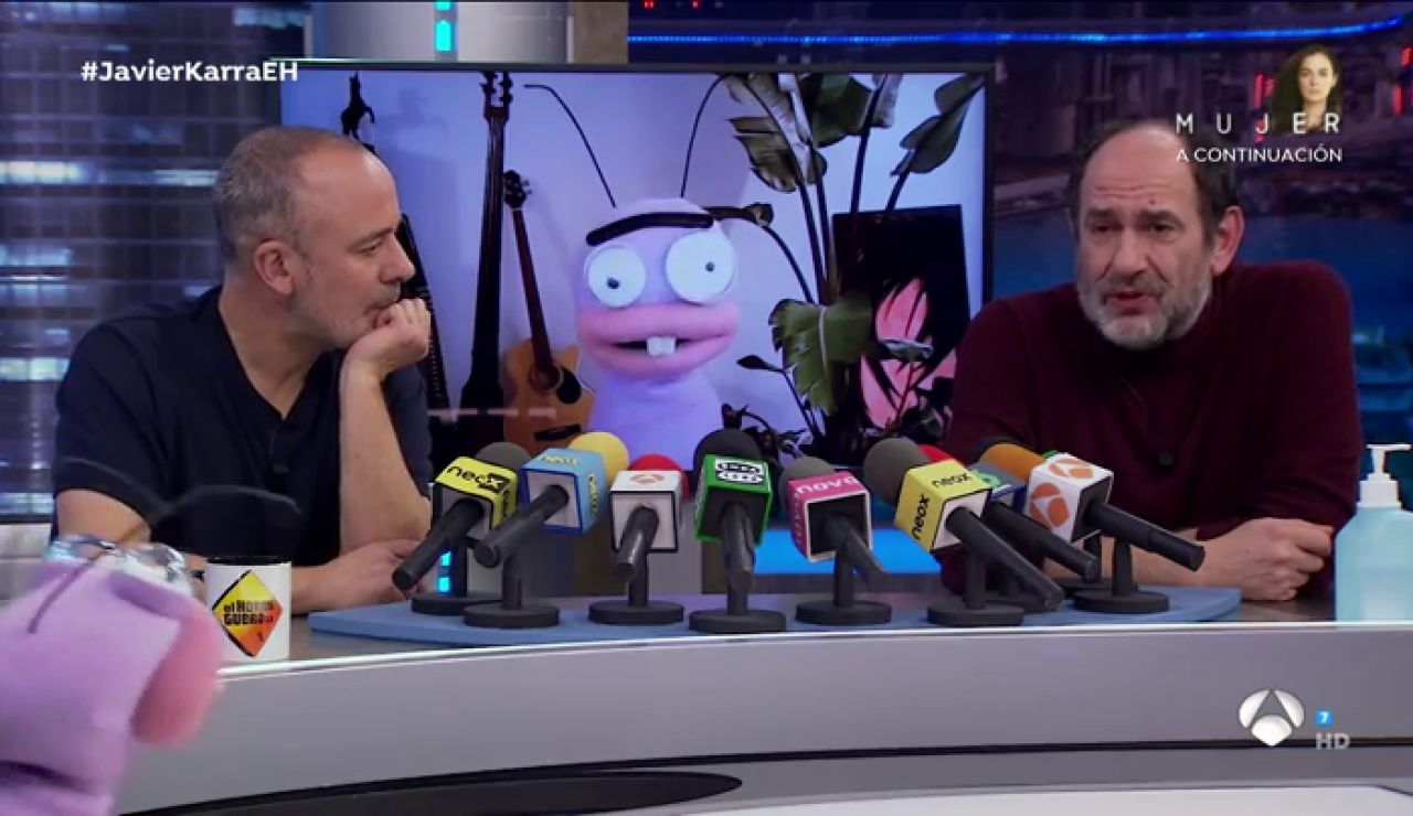 "Huir de las actrices como pareja", la rotunda afirmación de Javier Gutiérrez y Karra Elejalde en 'El Hormiguero 3.0' "Huir de las actrices como pareja", la rotunda afirmación de Javier Gutiérrez y Karra Elejalde en 'El Hormiguero 3.0'