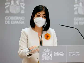 Carolina Darias, durante su toma de posesión como ministra de Sanidad Carolina Darias, durante su toma de posesión como ministra de Sanidad