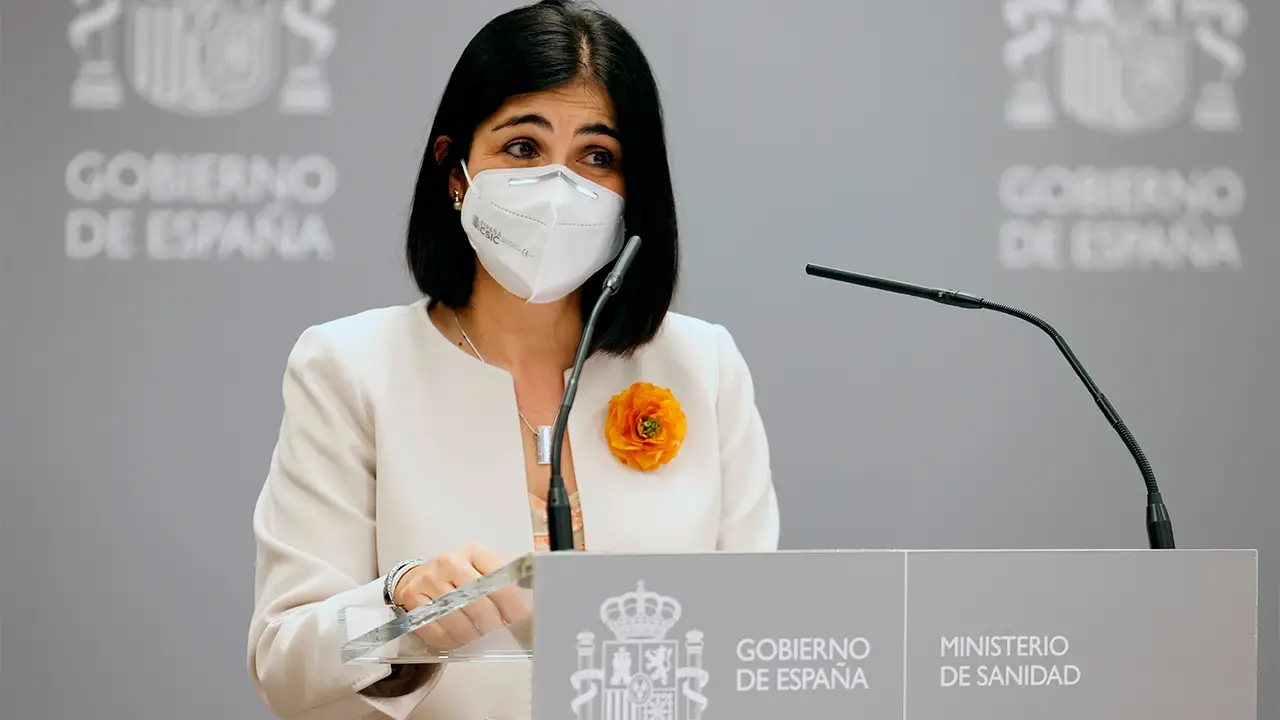 Carolina Darias, durante su toma de posesi&oacute;n como ministra de Sanidad