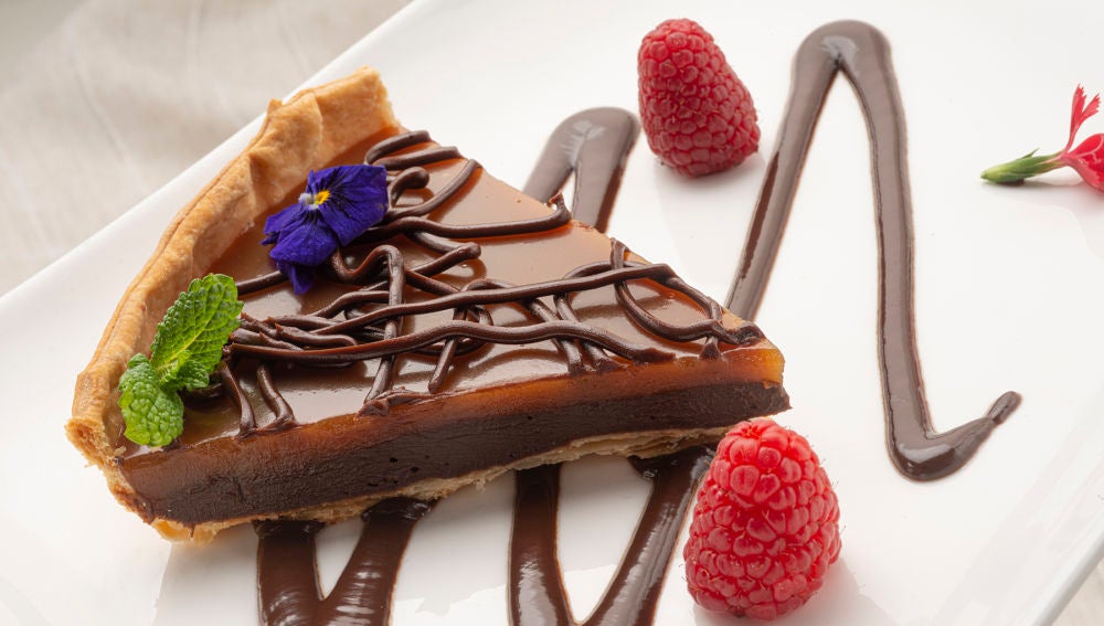 Receta de tarta de chocolate y toffe "súper fácil"
