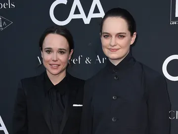 Elliot Page y su mujer Emma Portner Elliot Page y su mujer Emma Portner