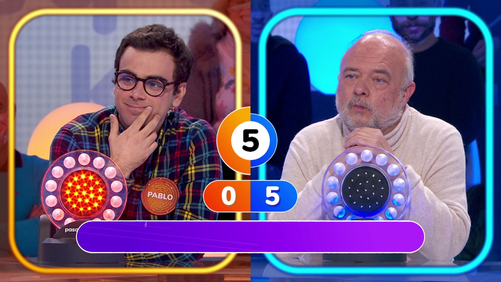 Pablo y César, perdidos en su primer duelo musical por culpa de ‘Toy soldiers’