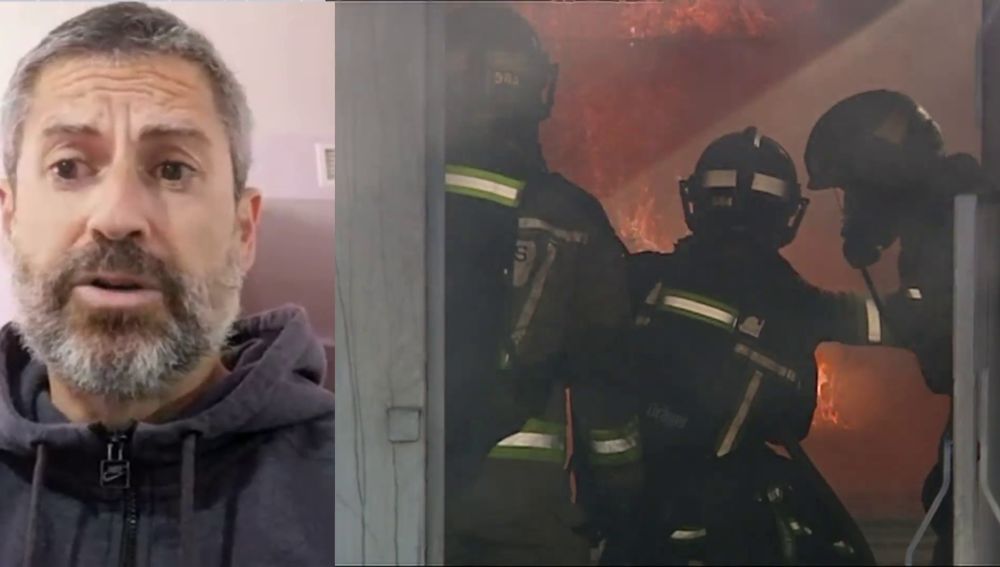 Un bombero de Murcia sobrevive a una caída de 18 metros desde un sexto piso: "Tengo varias fracturas"