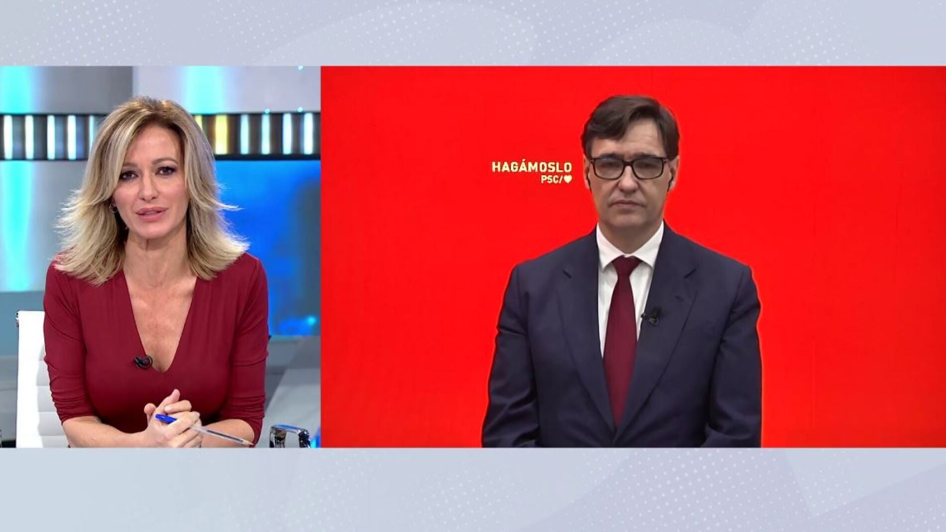 Salvador Illa en Espejo P&uacute;blico.