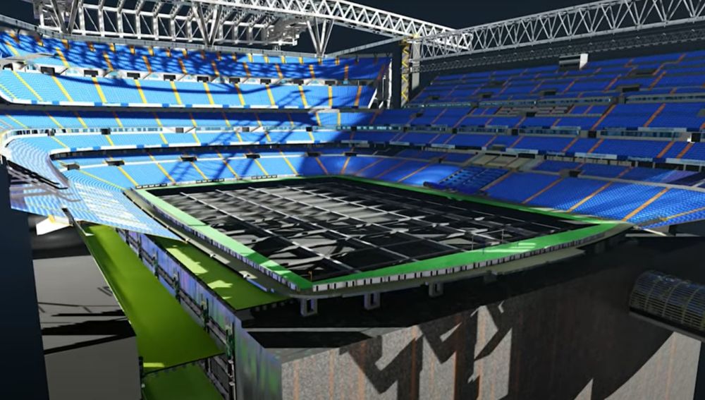 Así funcionará el césped retráctil del nuevo Santiago Bernabéu para poder realizar conciertos y otros eventos
