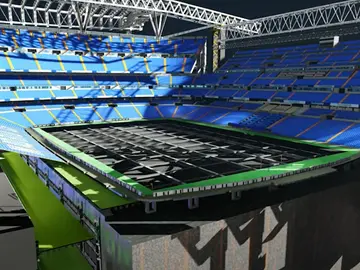 Así funcionará el césped retráctil del nuevo Santiago Bernabéu para poder realizar conciertos y otros eventos Así funcionará el césped retráctil del nuevo Santiago Bernabéu para poder realizar conciertos y otros eventos