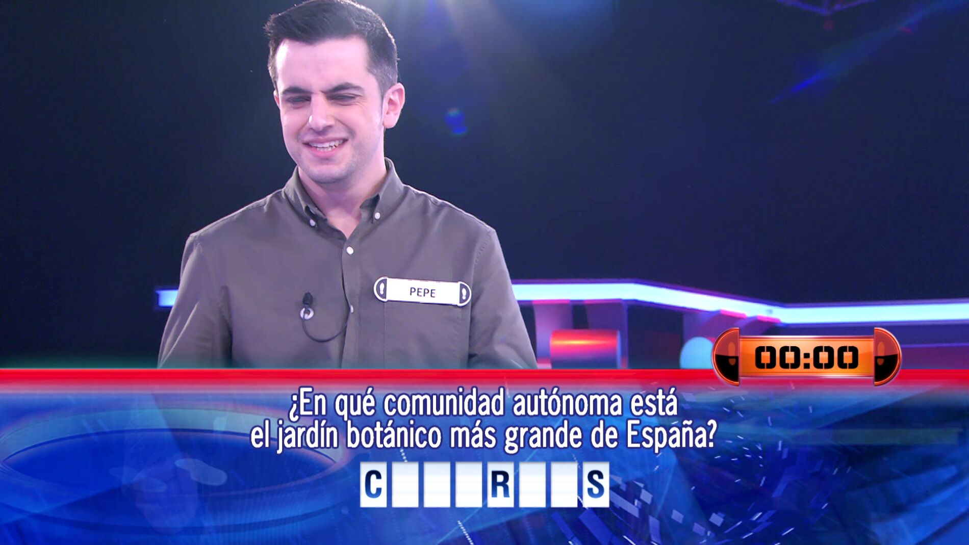 El divertido cortocircuito de un concursante v&iacute;ctima de los nervios en '&iexcl;Ahora caigo!'
