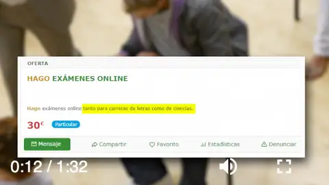 Anuncios exámenes online Anuncios exámenes online