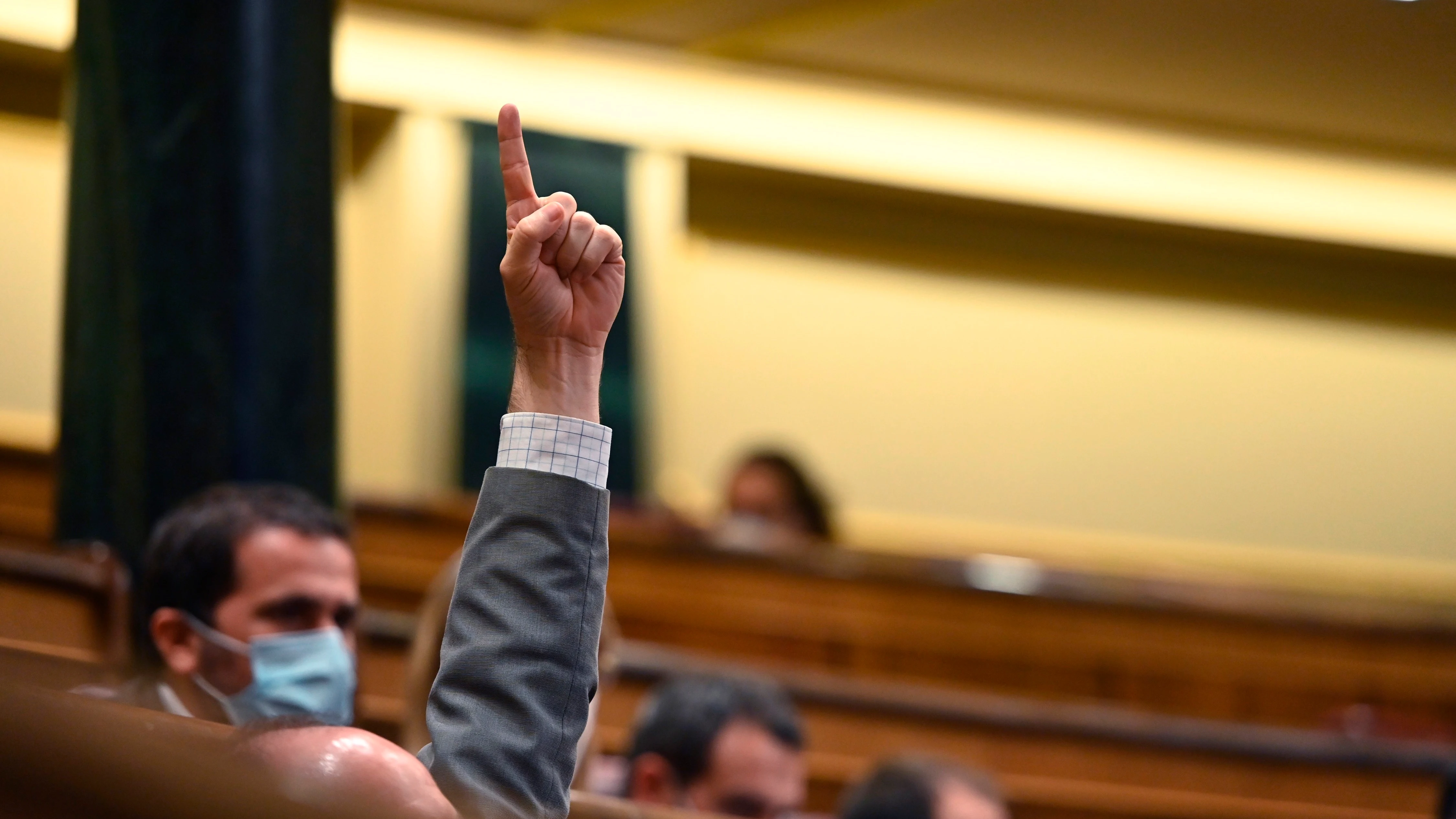 Un momento del pleno extraordinario celebrado este jueves en el Congreso de los Diputados