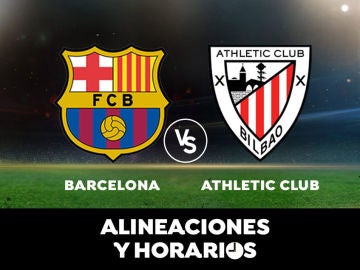 Barcelona - Athletic Club: Horario, alineaciones y dónde ver el partido de Liga Santander 
