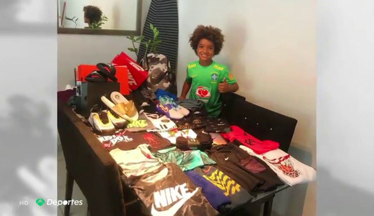 Kauan Basile, el futbolista prodigio de 8 años que ha firmado un contrato con Nike