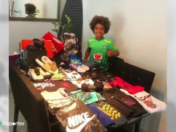 Kauan Basile, el futbolista prodigio de 8 años que ha firmado un contrato con Nike