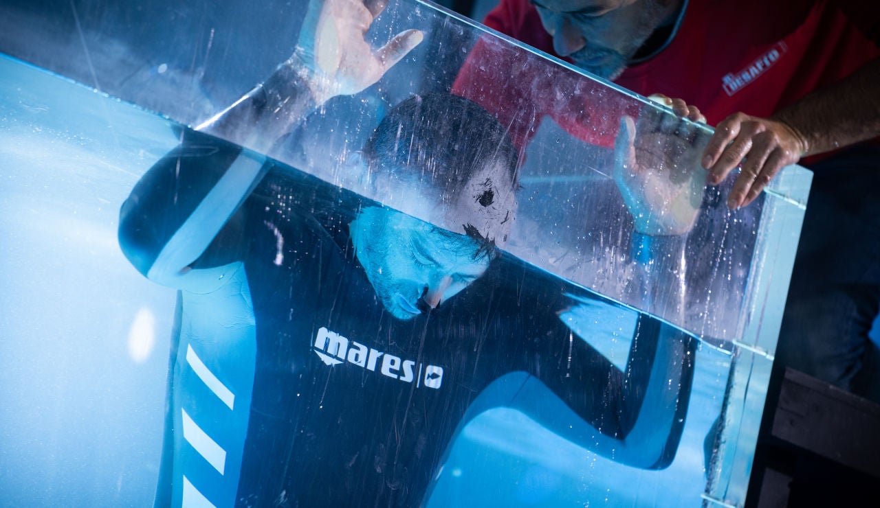 Pablo Puyol en la Apnea