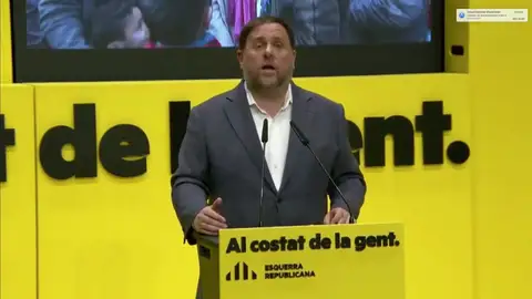 Acto de ERC con Oriol Junqueras y Pere Aragonés durante la campaña de las elecciones catalanas 2021, streaming en directo Acto de ERC con Oriol Junqueras y Pere Aragonés durante la campaña de las elecciones catalanas 2021, streaming en directo
