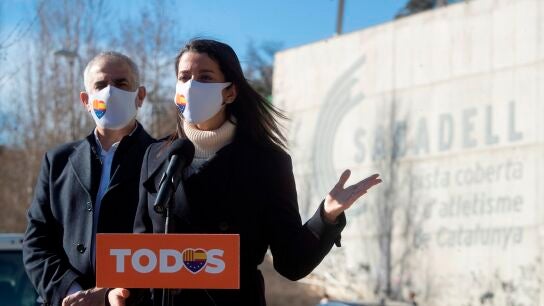 In&eacute;s Arrimadas, junto a Carlos Carrizosa