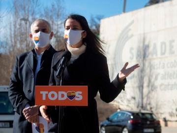 Inés Arrimadas, junto a Carlos Carrizosa