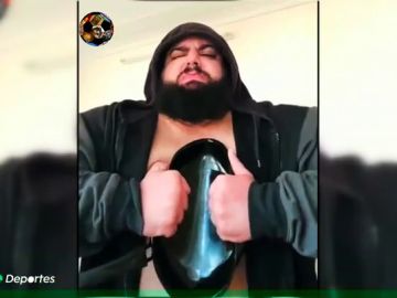 El Hulk iraní se prepara para luchar contra el Titán kazajo tras pasar el coronavirus: "Te romperé piernas y brazos"