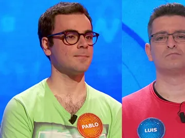 Pablo Díaz y Luis de Lama en 'Pasapalabra' Pablo Díaz y Luis de Lama en 'Pasapalabra'