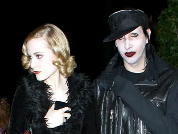 Evan Rachel Wood y Marilyn Manson Evan Rachel Wood y Marilyn Manson