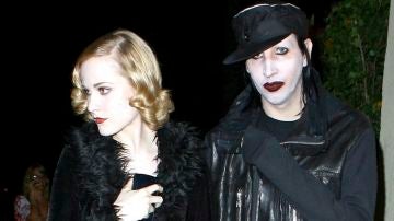 Evan Rachel Wood y Marilyn Manson