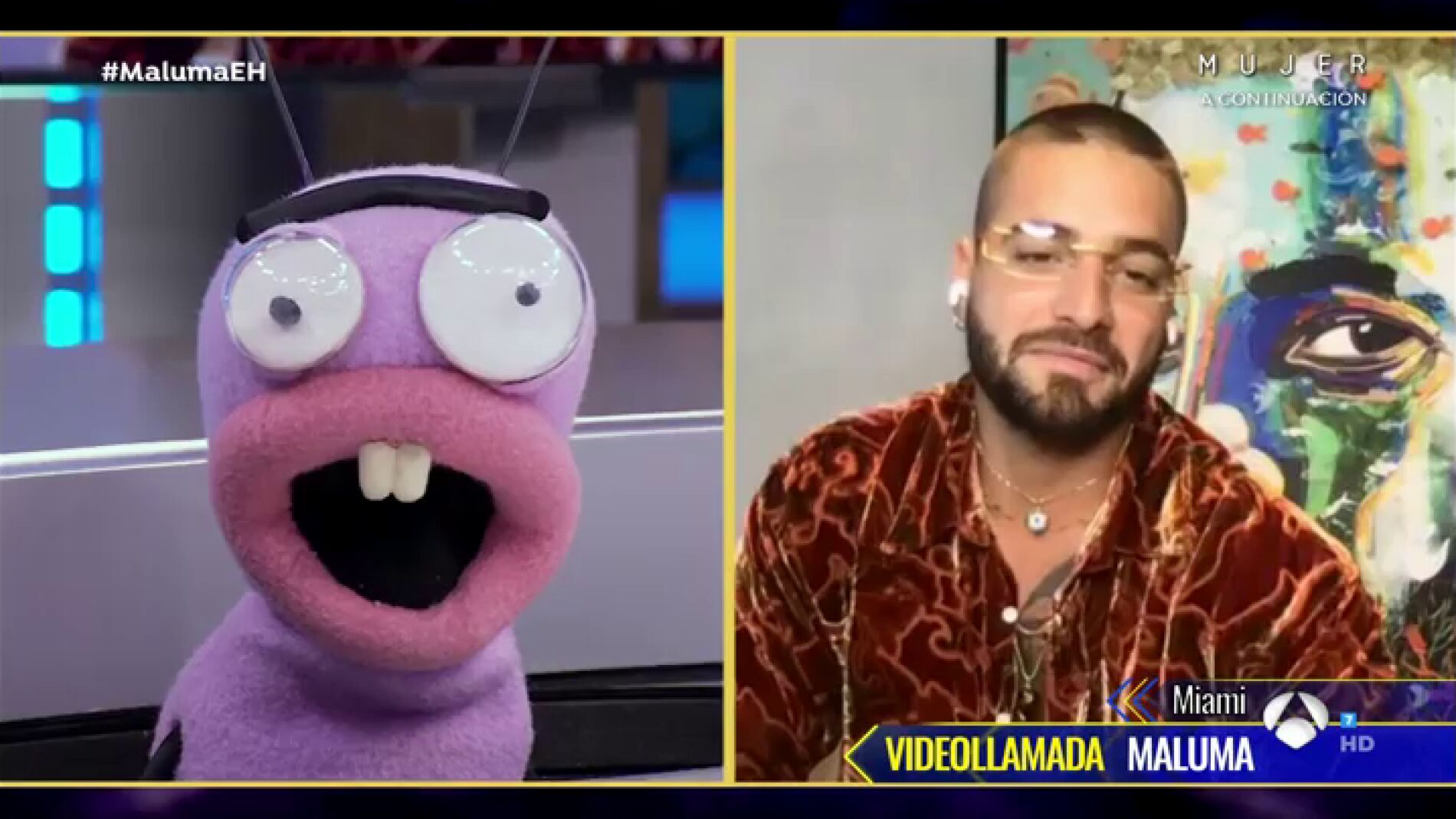 Maluma juega con Trancas y Barrancas