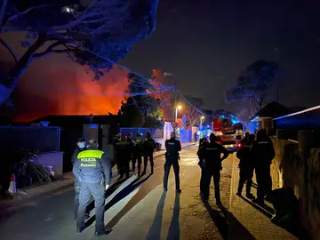 Madrid: Incendio en Pozuelo de Alarcón Madrid: Incendio en Pozuelo de Alarcón