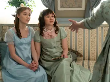 Daphne y Eloise en 'Los Bridgerton' Daphne y Eloise en 'Los Bridgerton'