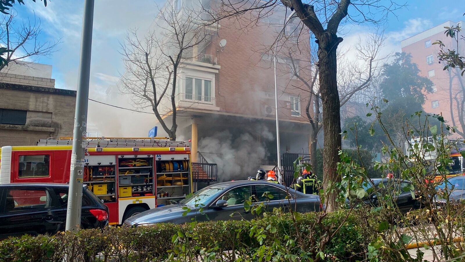 Tres menores estarían detrás del incendio de un bazar chino en el centro de Madrid