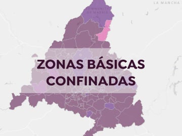 Restricciones Madrid: Mapa de las zonas básicas de salud confinadas en Madrid y todas las restricciones hoy