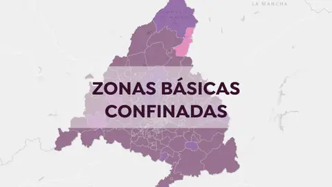 Restricciones Madrid: Mapa de las zonas básicas de salud confinadas en Madrid y todas las restricciones hoy Restricciones Madrid: Mapa de las zonas básicas de salud confinadas en Madrid y todas las restricciones hoy