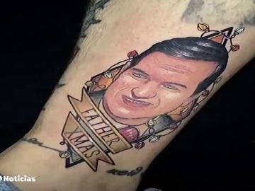 Un joven vigués se tatúa en la pierna la cara del alcalde de Vigo