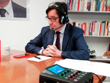 El candidato del PSC a las elecciones catalanas, Salvador Illa