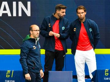 Rafa Nadal, en la ATP Cup en Australia