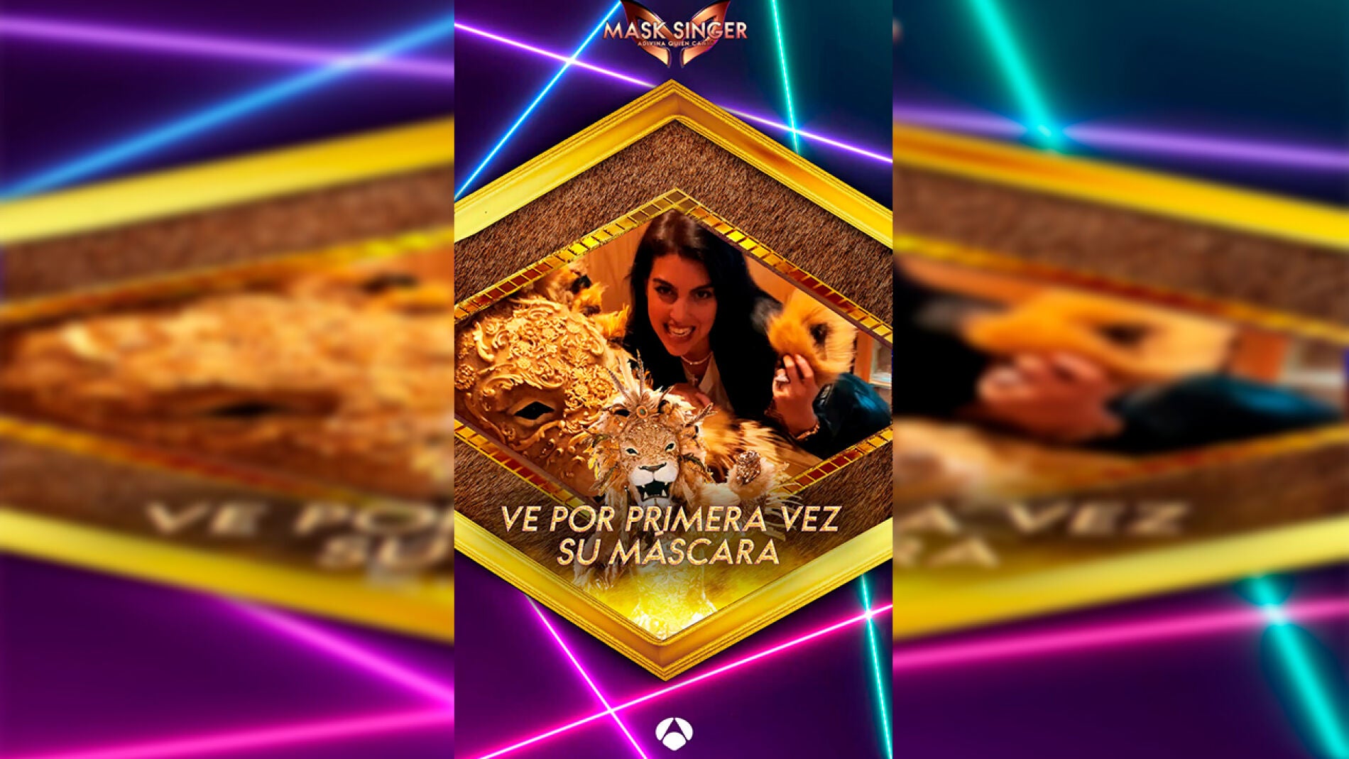 Así reaccionó Georgina al ver por primera vez la máscara del León de 'Mask Singer'