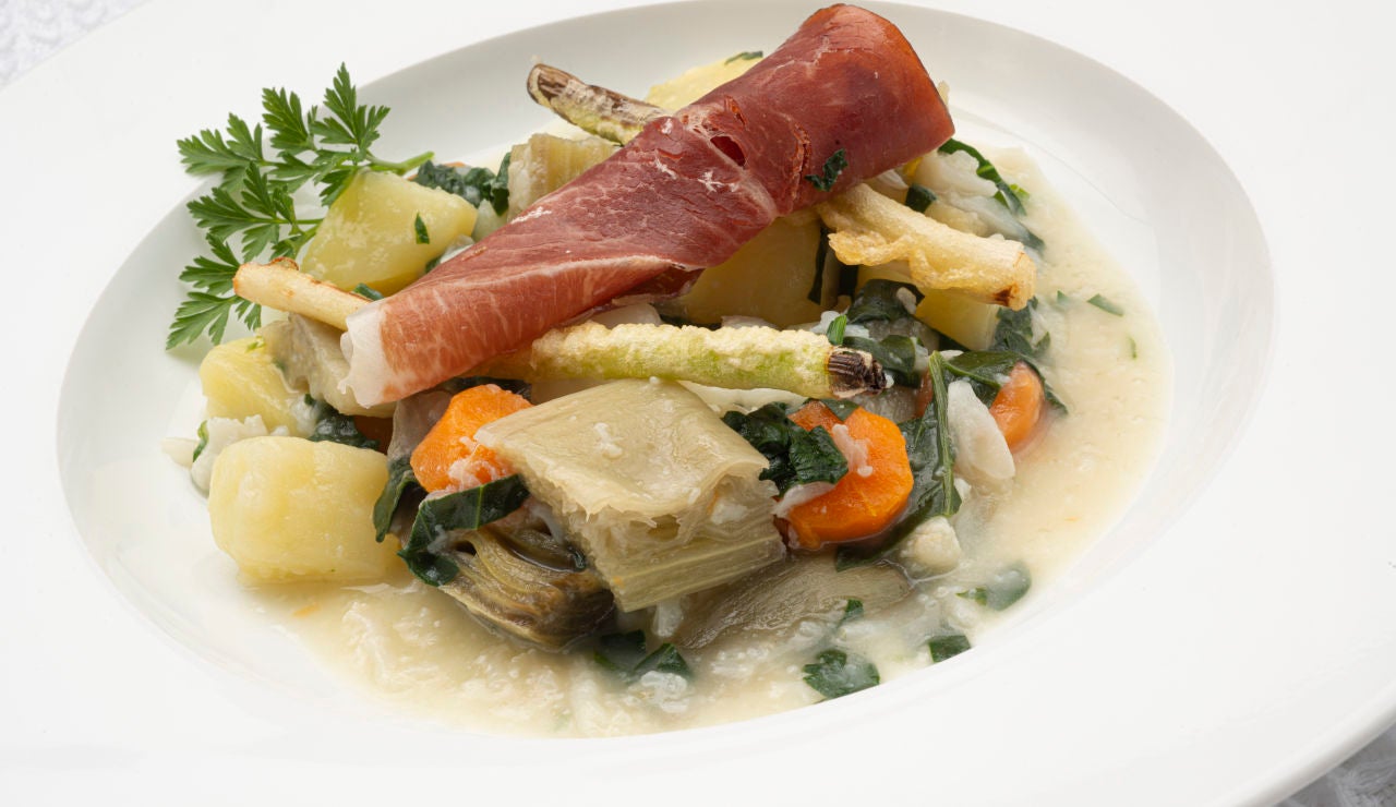 Menestra con ajetes: una receta con encanto